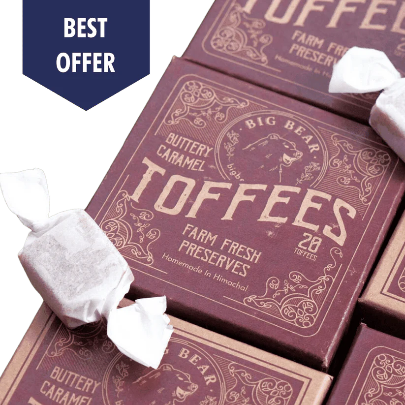 Caramel Toffee 300g Pack of 3 | Big Bear Farms