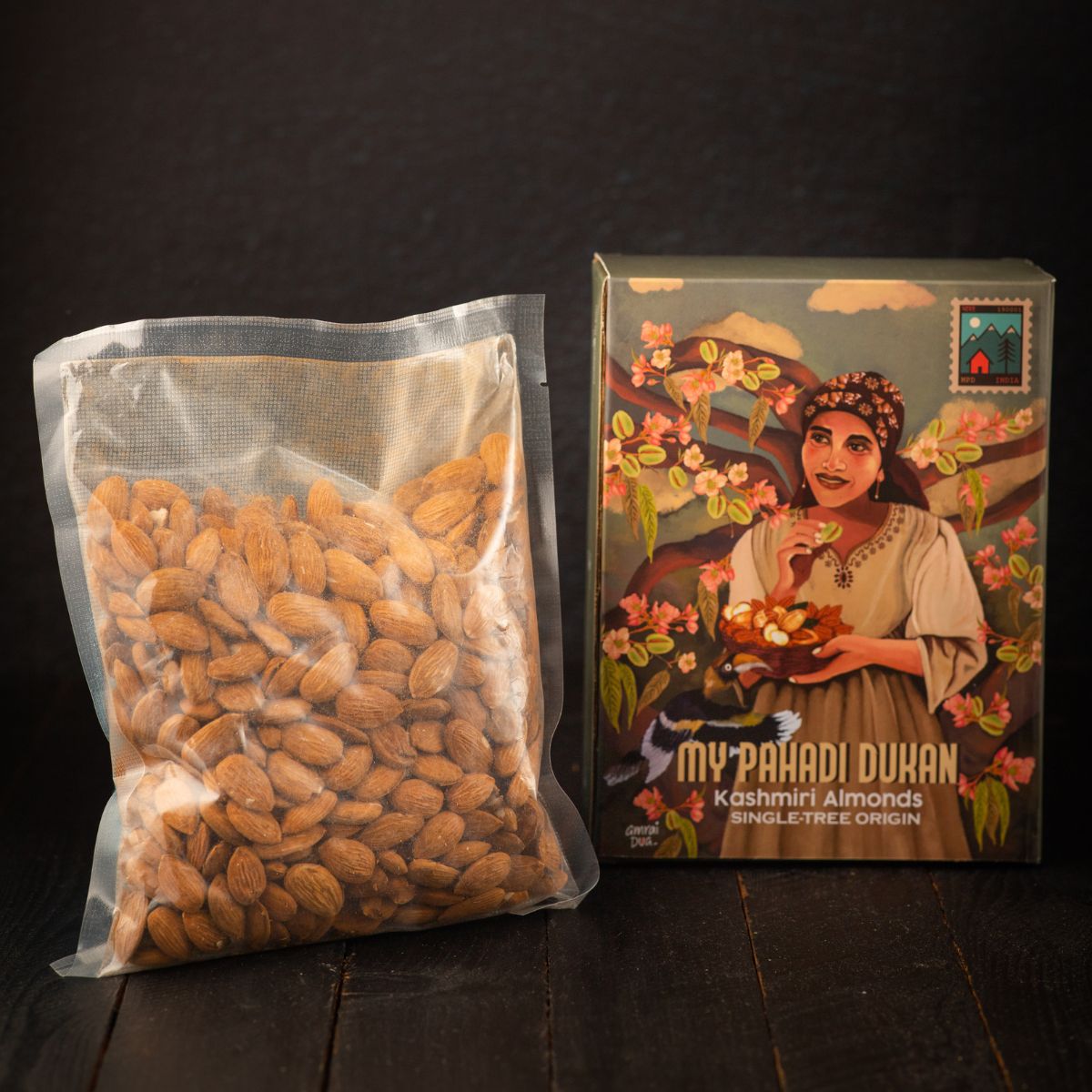 Single-tree Origin Premium Kashmiri Almonds (Badam) | My Pahadi Dukan