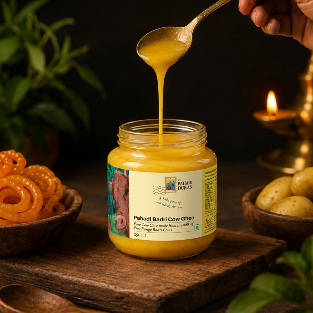 Pahadi Badri Cow Ghee (Desi Pahadi Ghee) | My Pahadi Dukan