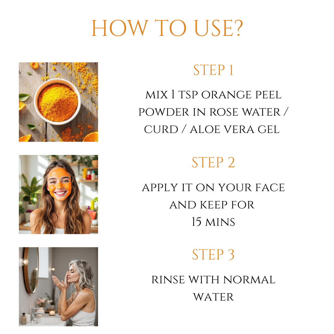 Himalayan Orange Peel Powder (50 gm) | Saakya