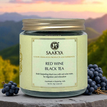 Red Wine Black Tea (50g, 150+ Cups) | Saakya