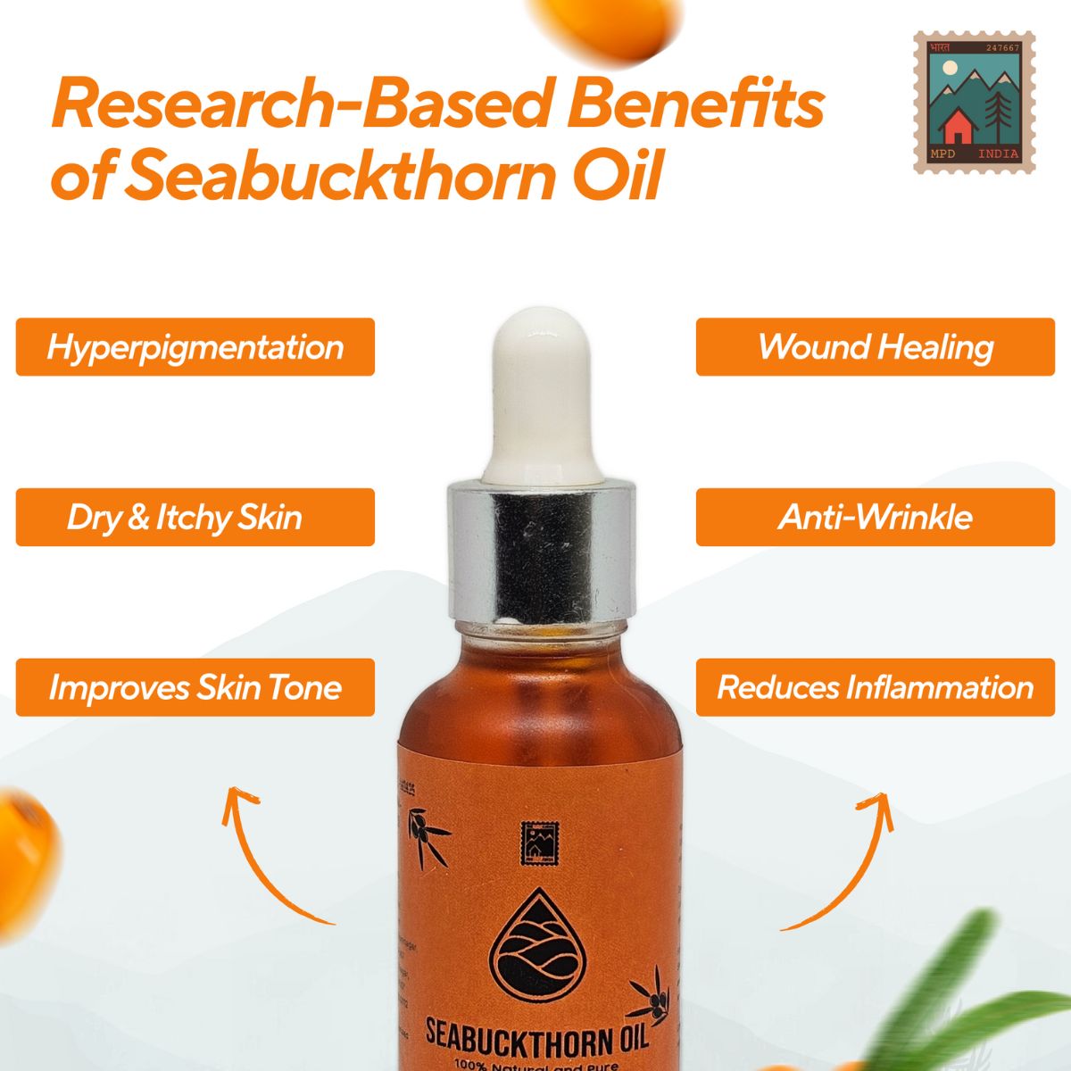Sea Buckthorn Oil – CO₂ Extracted | My Pahadi Dukan