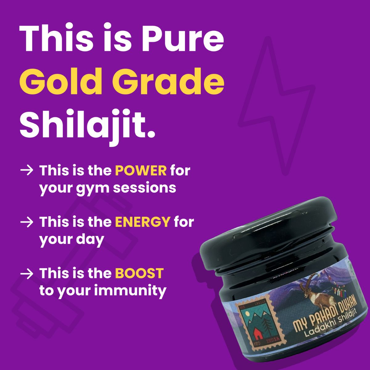 Pure Ladakhi Shilajit (Shilajeet) | My Pahadi Dukan