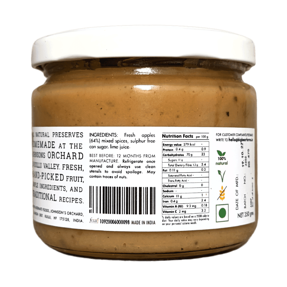 Apple sauce (Limited Edition) - 350gms | Big Bear Farms