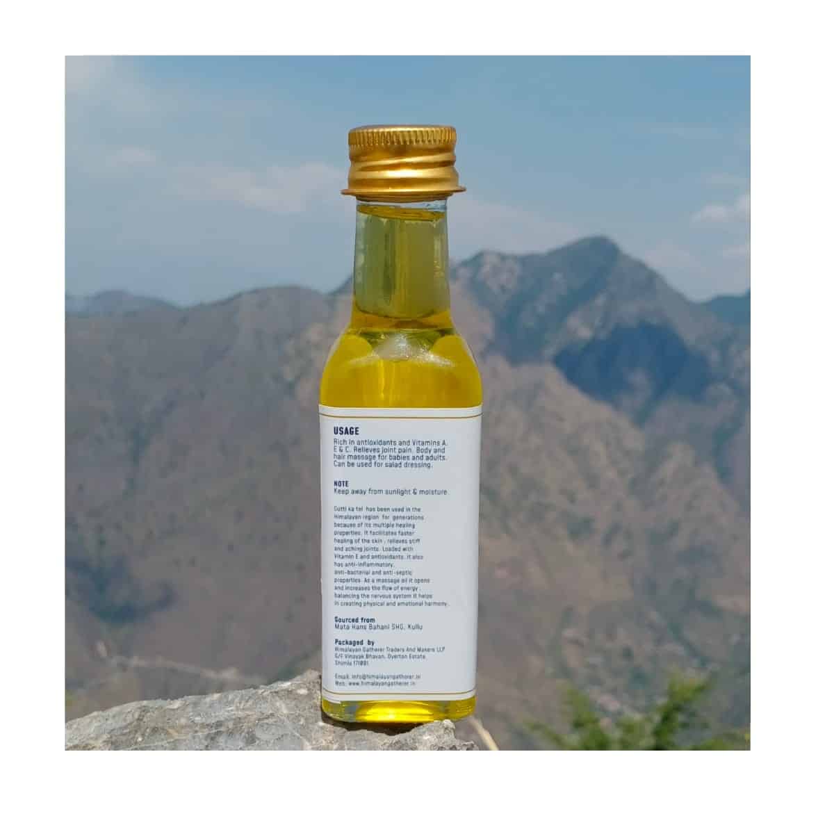Apricot Kernel Oil 100ml | Himalayan Gatherer