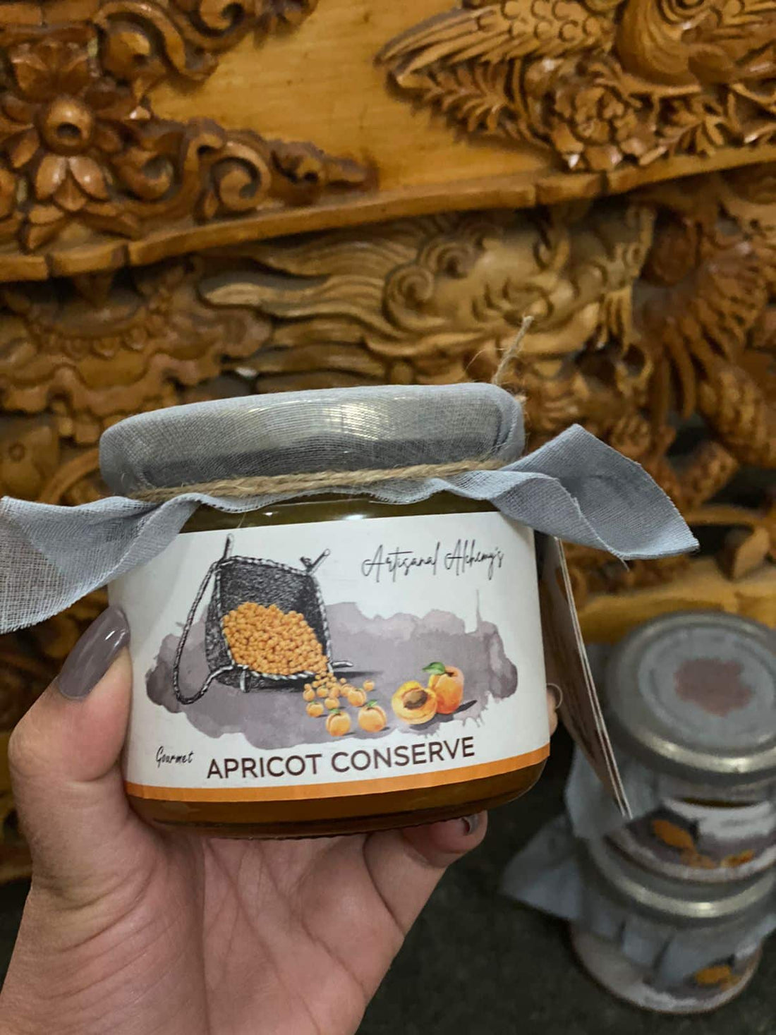 Buy Apricot Jam (Conserve) Online - 360gms | Artisanal Alchemy