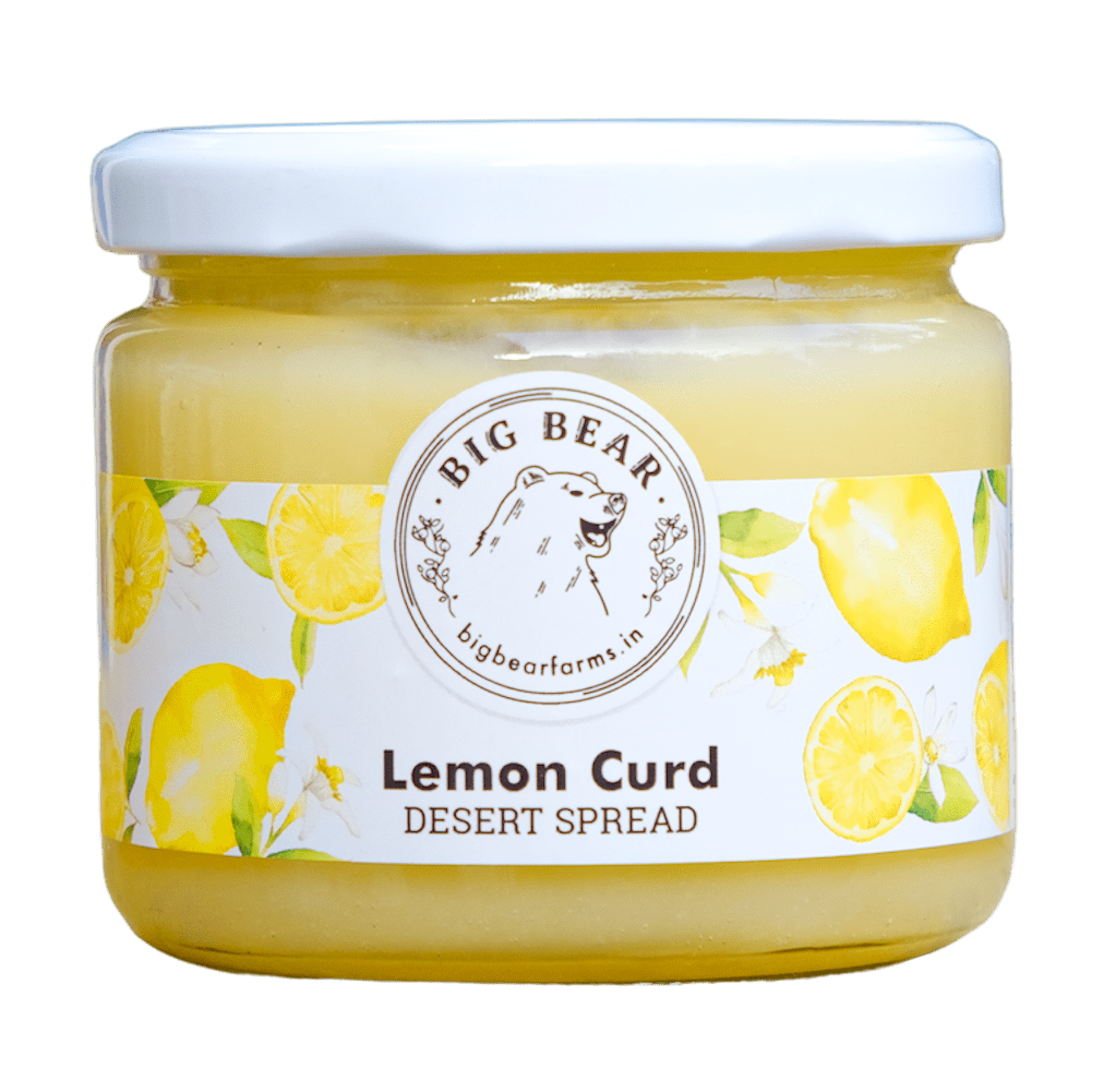 Lemon curd sweet spread