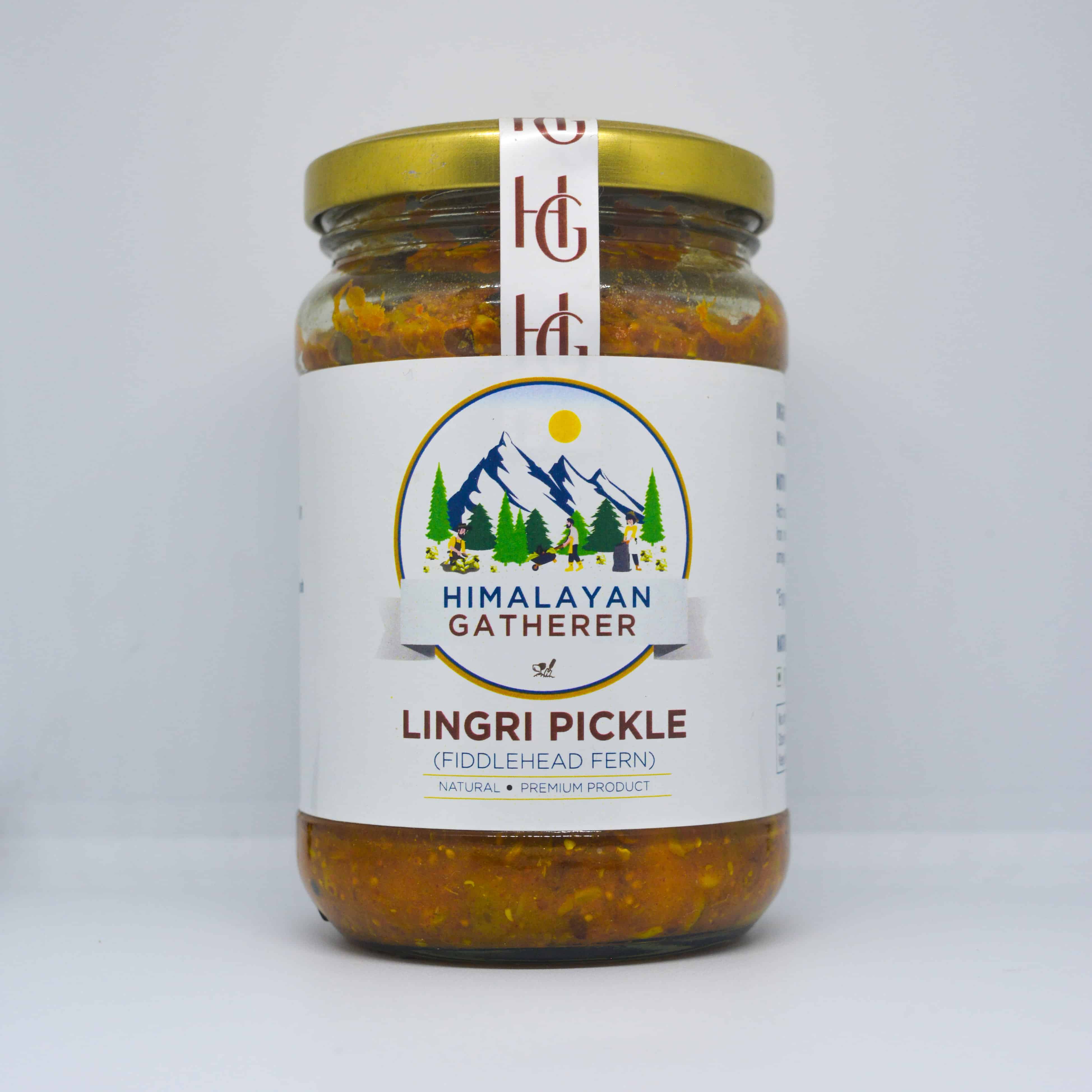 Fiddlehead Fern (Lingri) Pickle 250gms | Himalayan Gatherer