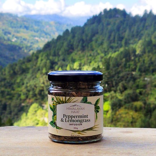 Peppermint and Lemongrass Herbal Infusion 30gms | Himalayan Haat
