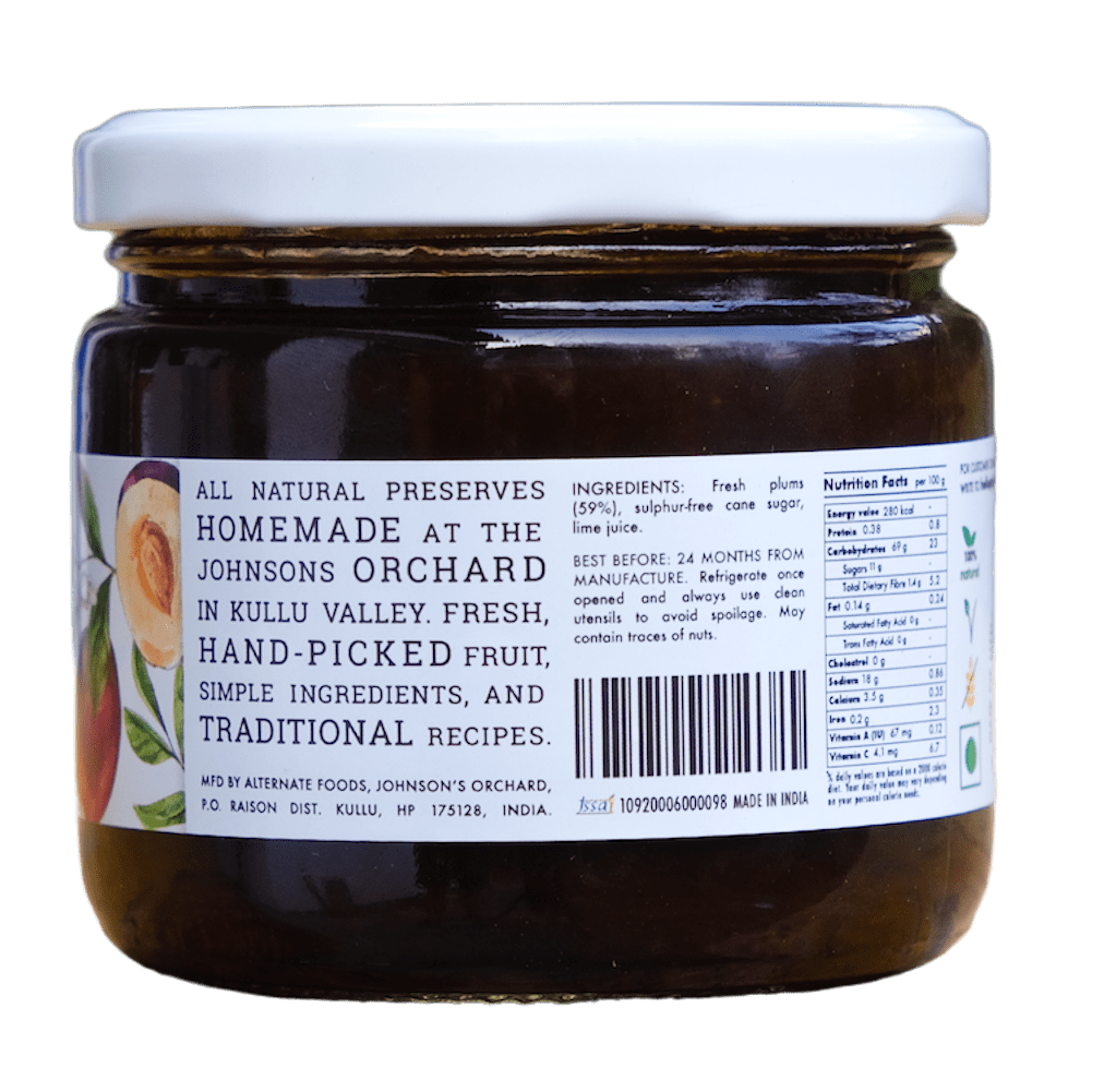Plum Jam 400gms | Big Bear Farms