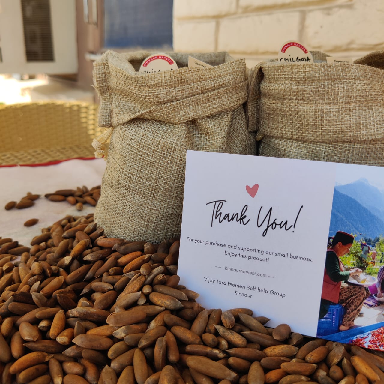Pine Nuts/Chilgoza (nyoje) - with shell
