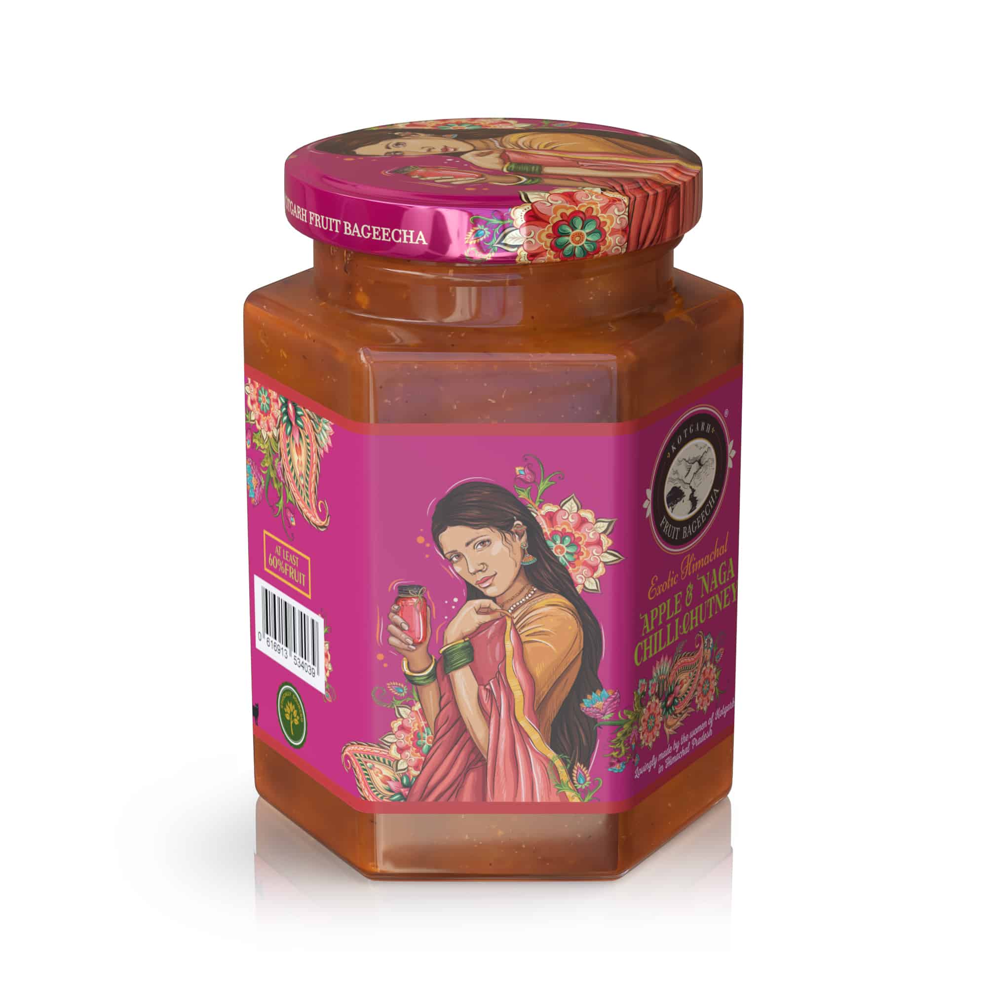 Buy Apple and Naga Chilli Chutney 300gms | Kotgarh Fruit Bagheecha - My Pahadi Dukan - Online