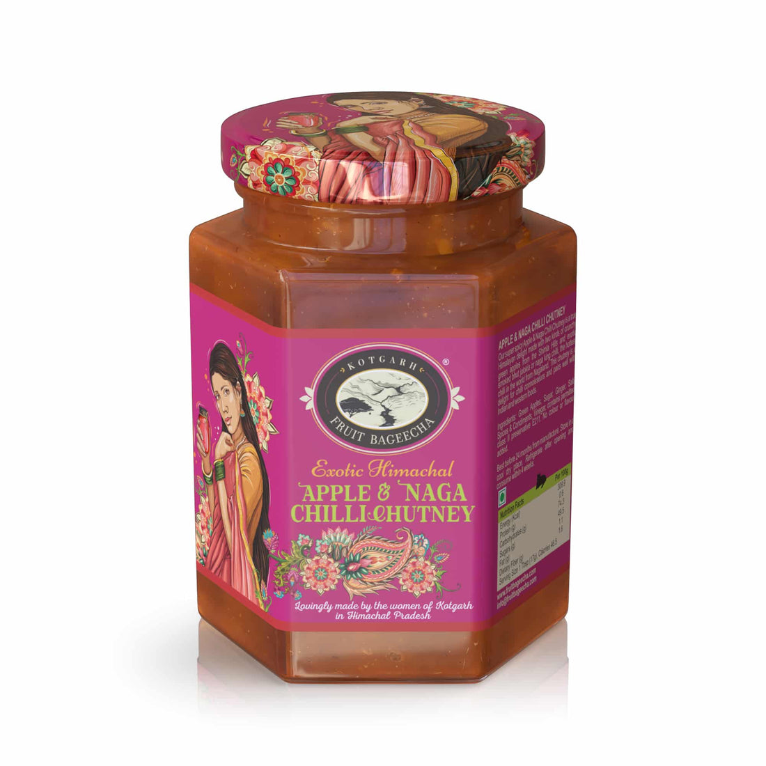 Buy Apple and Naga Chilli Chutney 300gms | Kotgarh Fruit Bagheecha - My Pahadi Dukan - Online