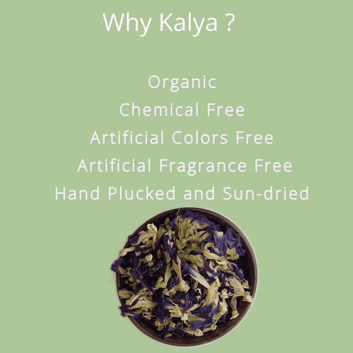 Buy Blue Pea (Aprajita) Flowers 15g (Herbal Tea) | Kalya - My Pahadi Dukan - Online