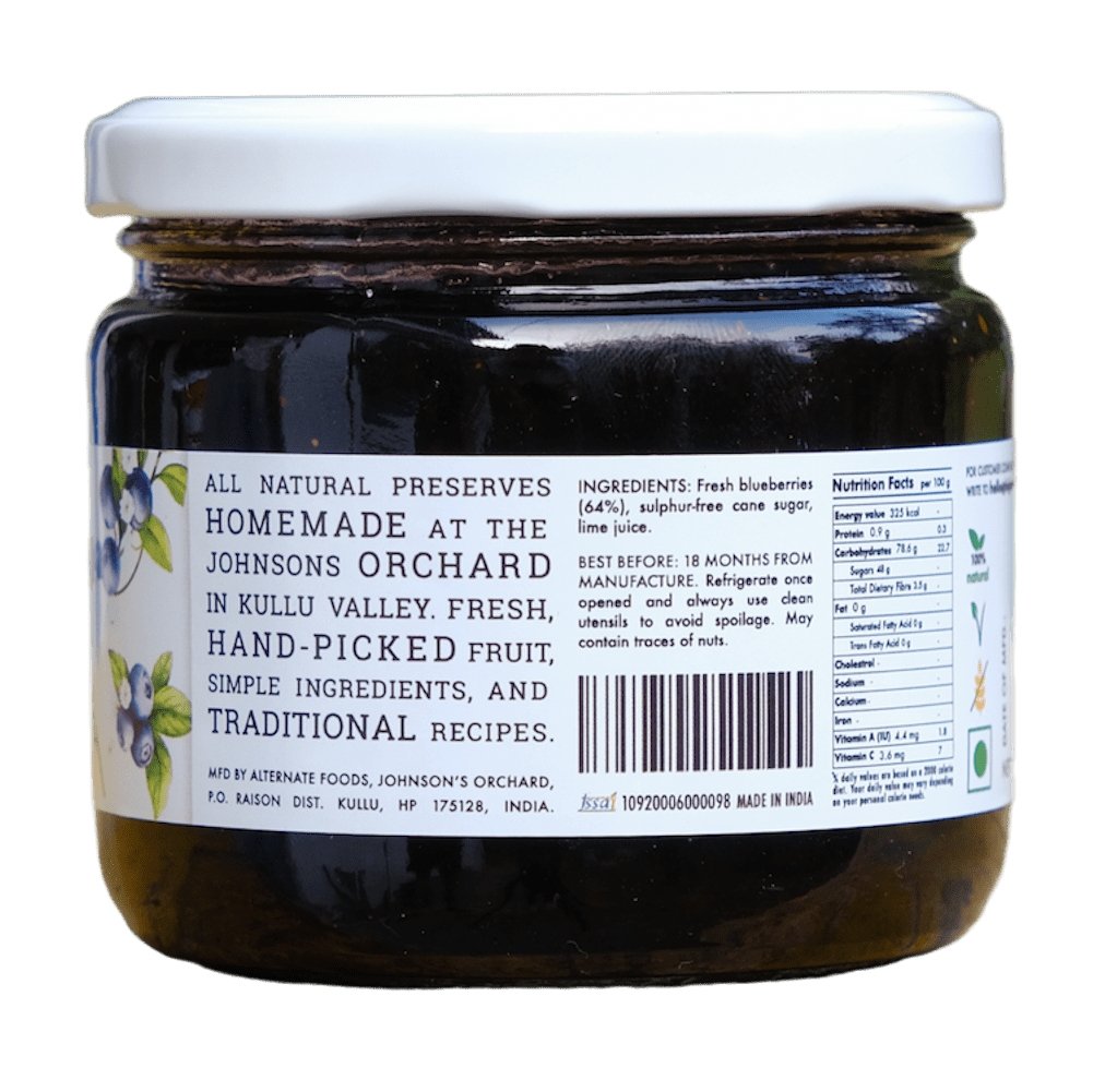 Buy Blueberry Preserve 300gms | Big Bear Farms - My Pahadi Dukan - Online