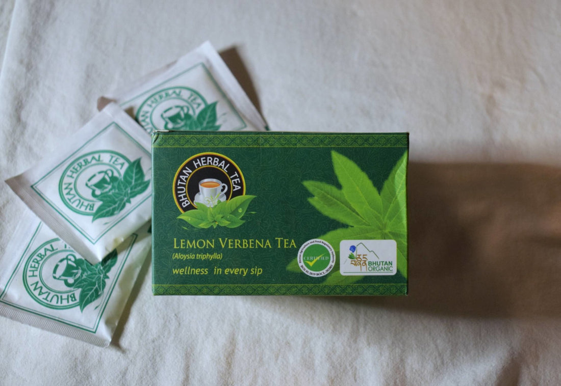 Buy Certified Organic Lemon Verbena Tea 20gms (1g x 20 tea bags) | My Pahadi Dukan - My Pahadi Dukan - Lemon Verbana Tea Online