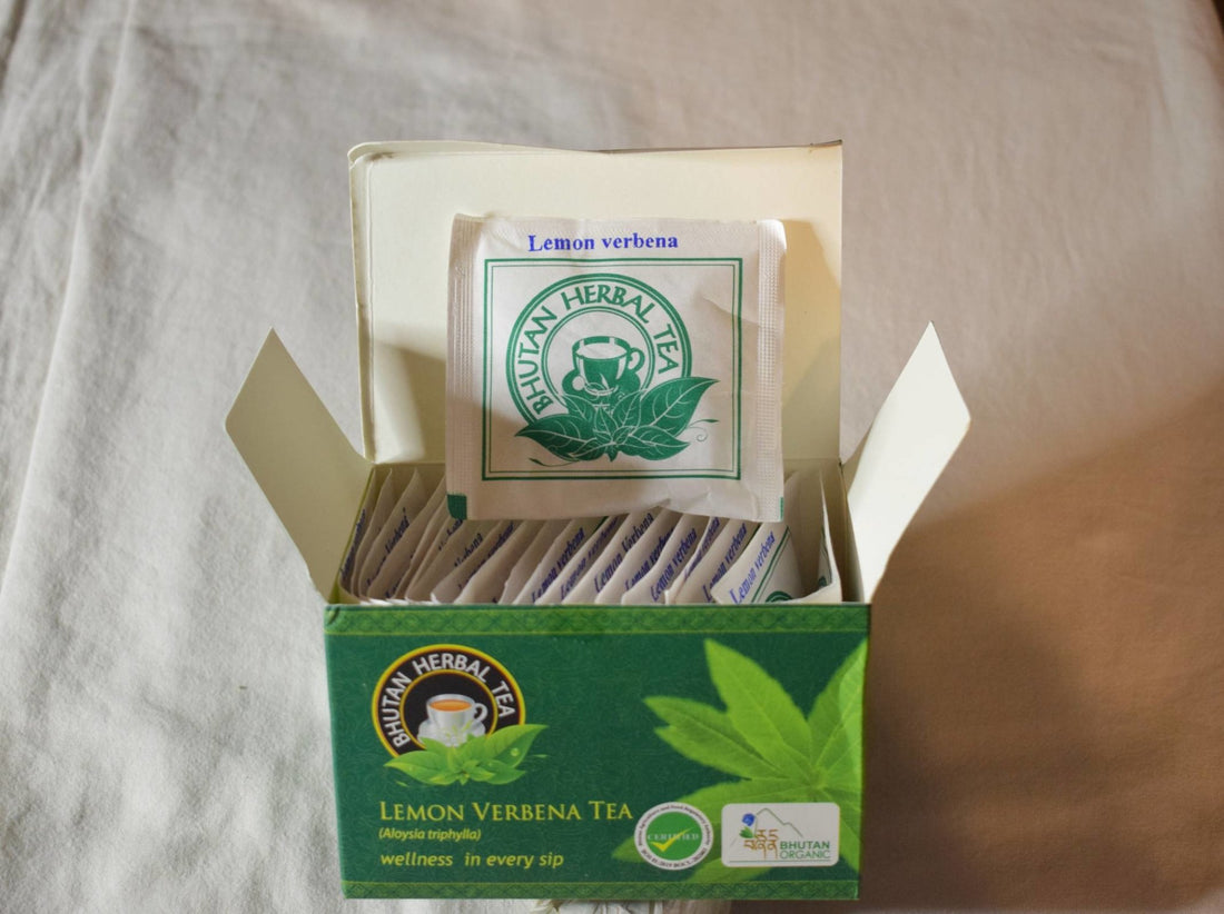 Buy Certified Organic Lemon Verbena Tea 20gms (1g x 20 tea bags) | My Pahadi Dukan - My Pahadi Dukan - Lemon Verbana Tea Online