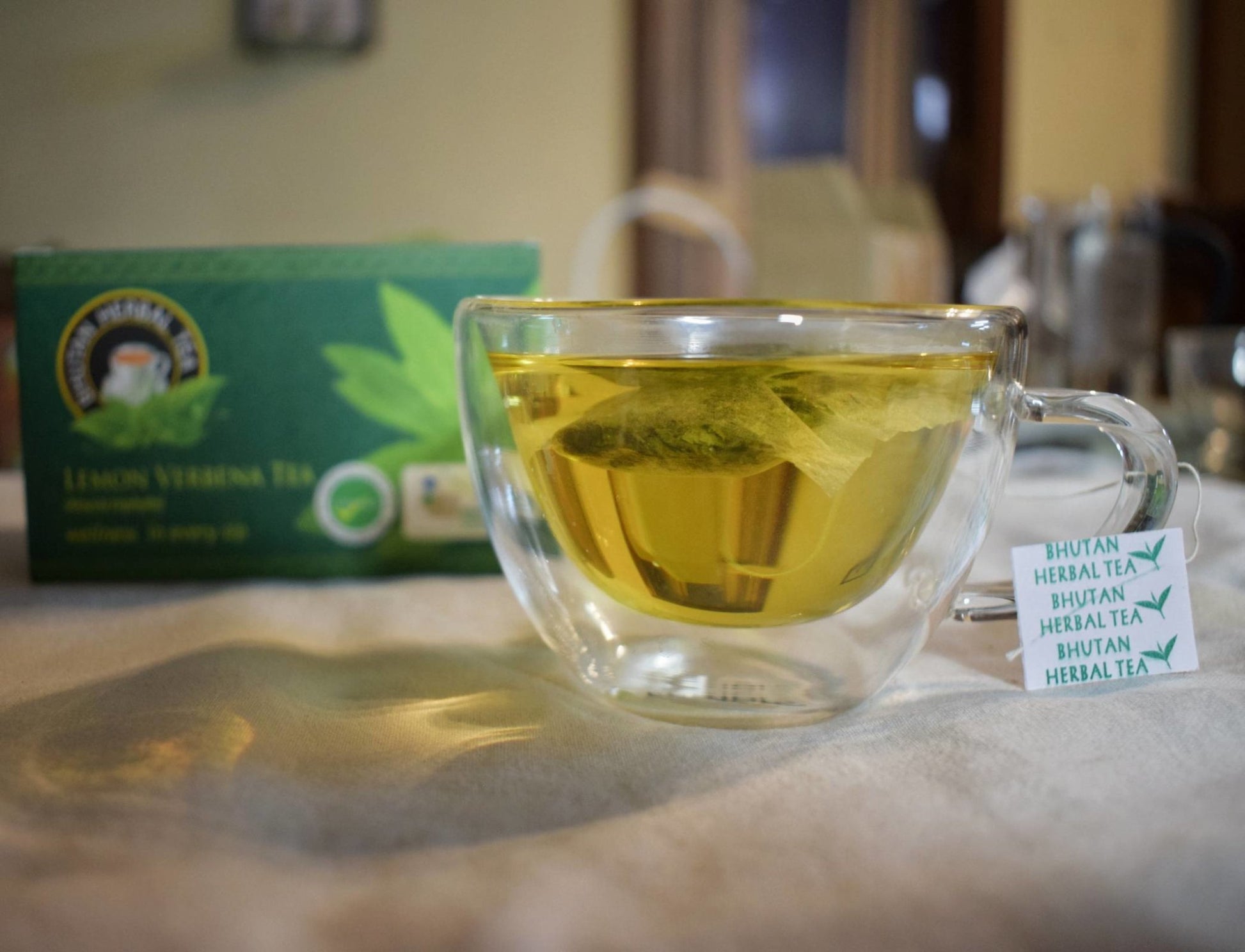 Buy Certified Organic Lemon Verbena Tea 20gms (1g x 20 tea bags) | My Pahadi Dukan - My Pahadi Dukan - Lemon Verbana Tea Online