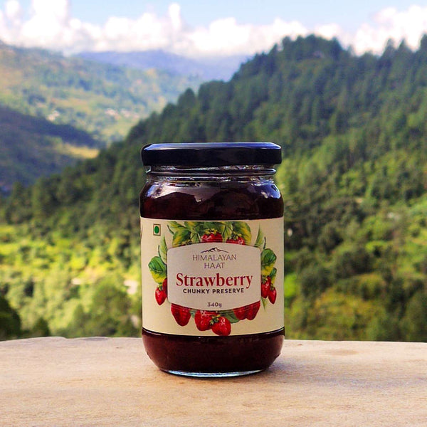 Buy Chunky Strawberry Preserve | Himalayan Haat - My Pahadi Dukan - Online