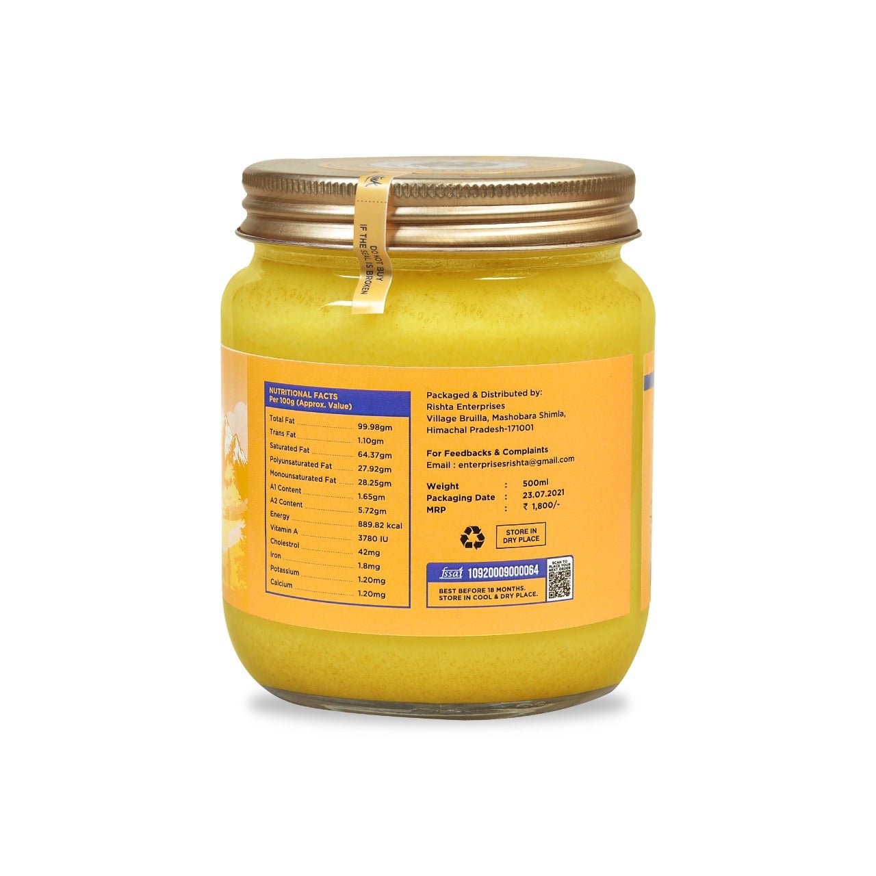 Buy Badri Cow Ghee Online | A2 Desi Cow Ghee