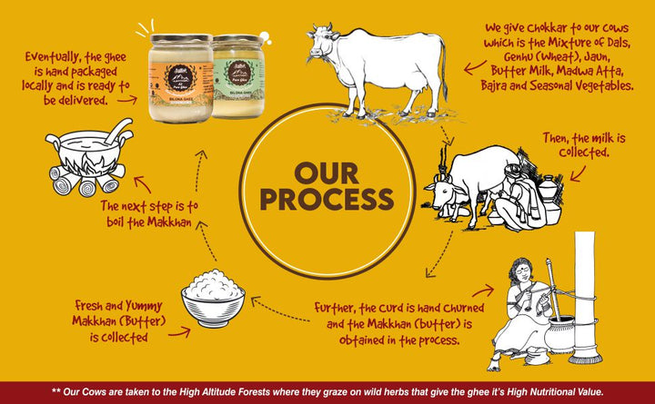 Buy Pure A2 Desi Cow Ghee Online | Bilona Ghee | Clarified Butter Price | Sattvik Badri cow ghee