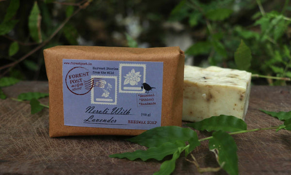 Buy Forest Post | Neroli with Exfoliating Lavender petals Soap 115gms - My Pahadi Dukan - Online