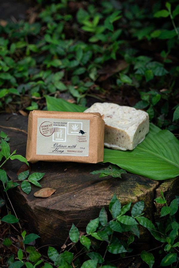 Buy Forest Post | Vetiver with Hemp – Beeswax Soap 110gms - My Pahadi Dukan - Online