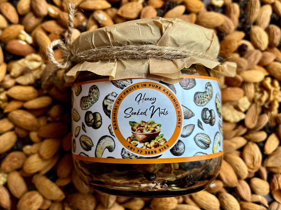 Buy Honey Soaked Nuts 350gms | Wild Valley Foods - My Pahadi Dukan - Online