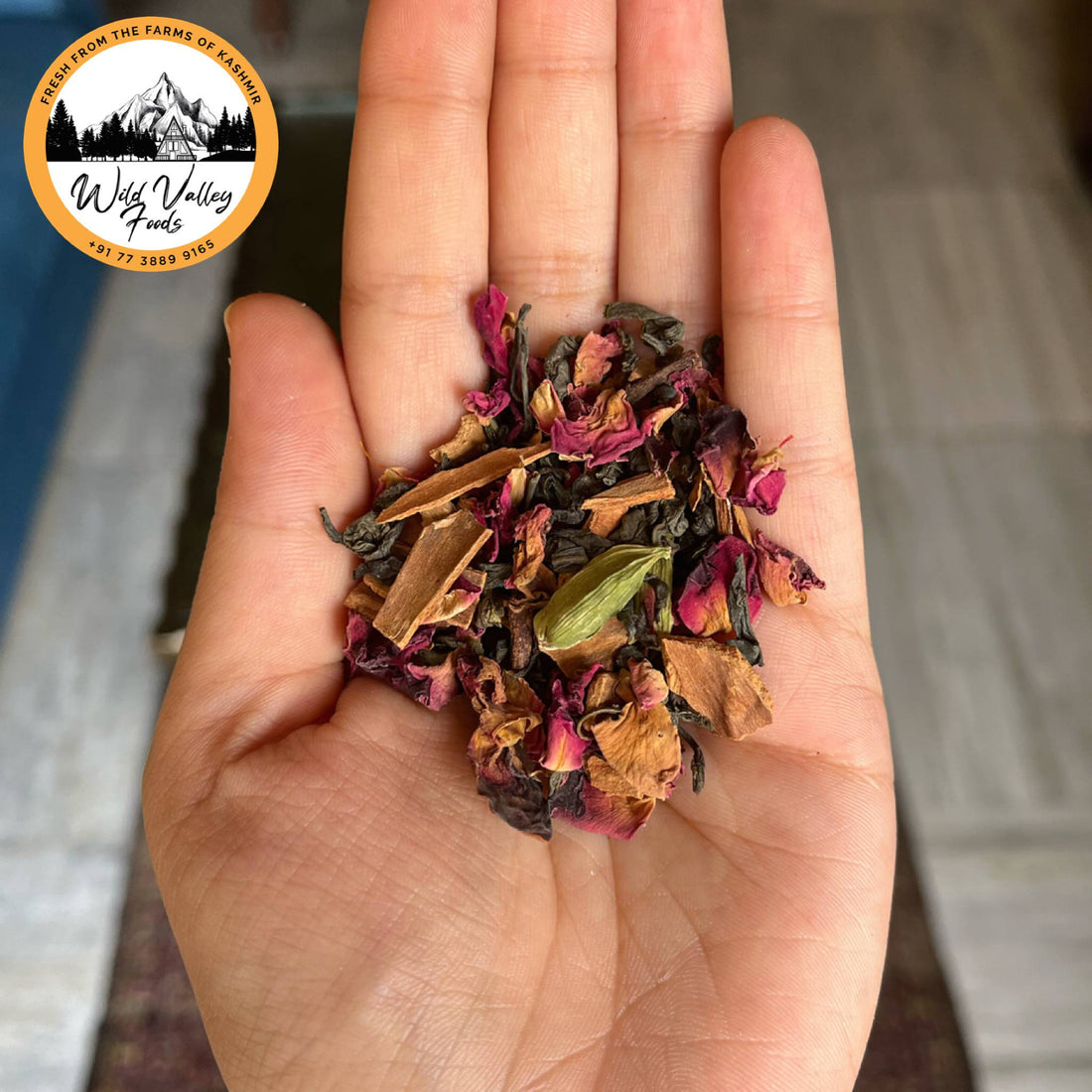 Buy Kashmiri Qahwa Mix | Wild Valley Foods - My Pahadi Dukan - Qahwa Online