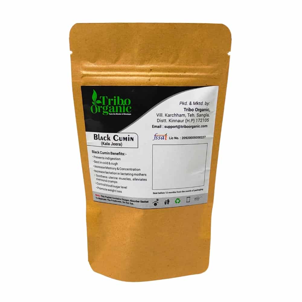 Buy Kinnauri Wild Kala Jeera/ Zeera (Black Cumin) | Tribo Organic - My Pahadi Dukan - Spice Online