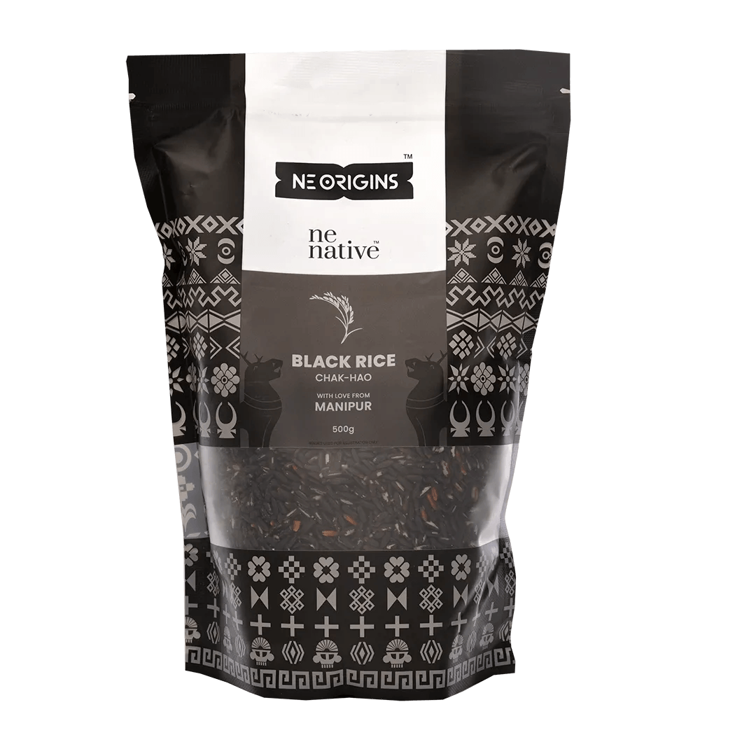 Buy Manipur Black Rice (Chak-hao) 500gms | NE Origins - My Pahadi Dukan - Rice Online